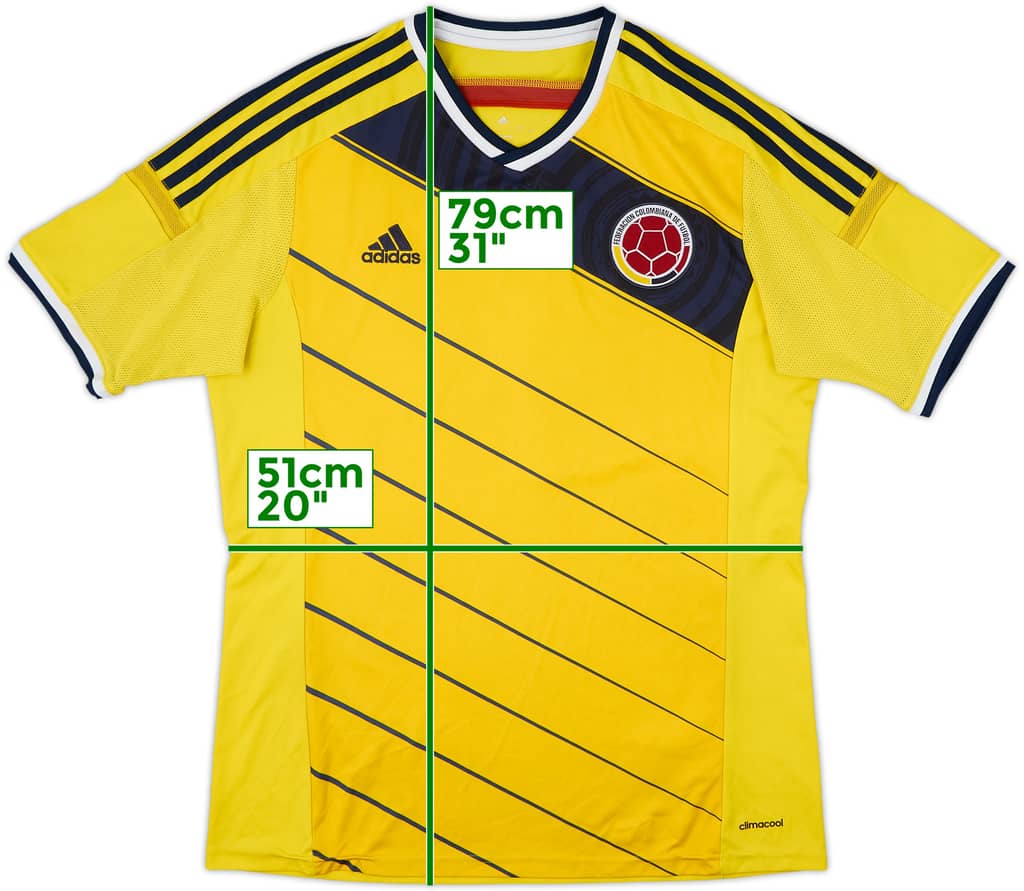 2014-15 Colombia Home Shirt - 8/10 - (L)
