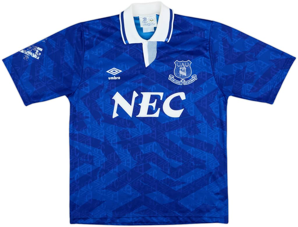 1991-93 Everton Home Shirt - 6/10 - (M)