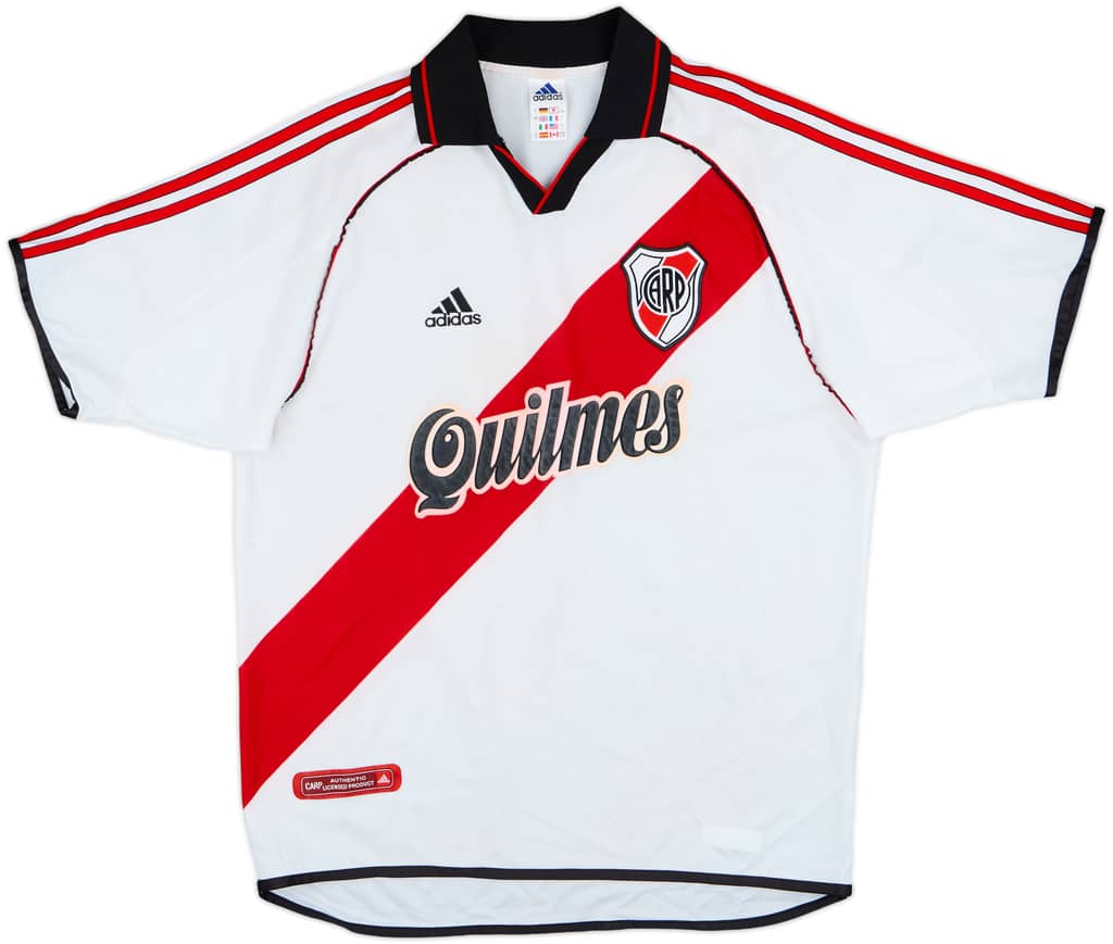 2000-02 River Plate Home Shirt - 6/10 - (L)