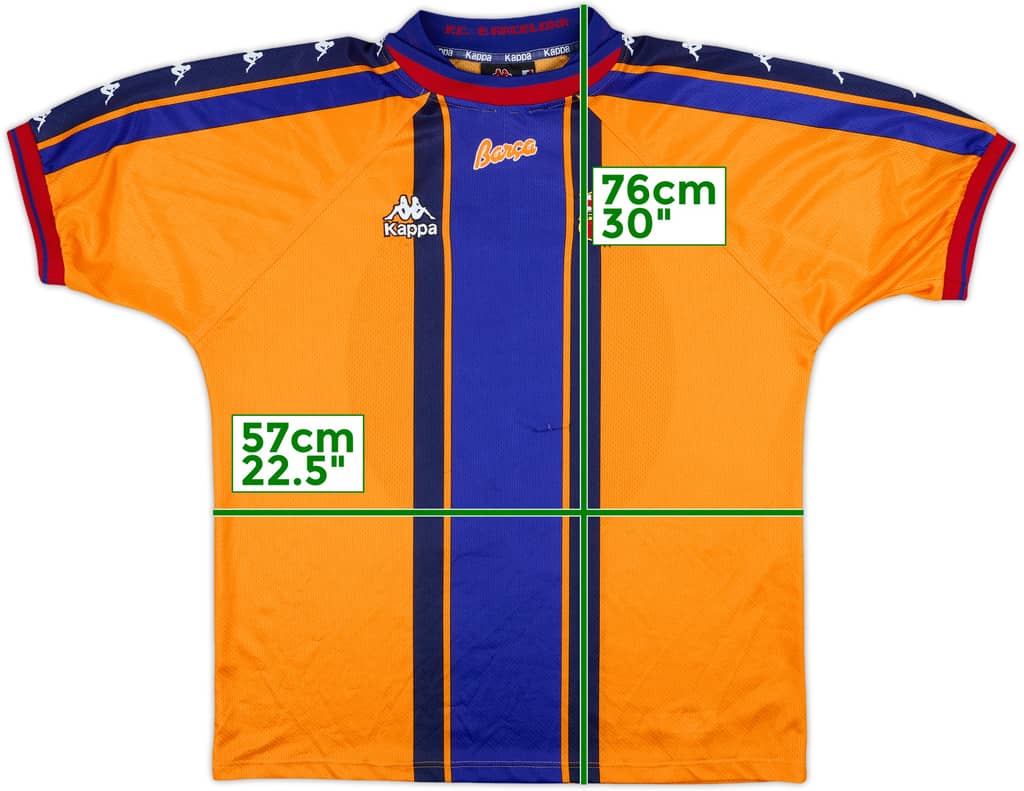 1997-98 Barcelona Away Shirt - 8/10 - (L)