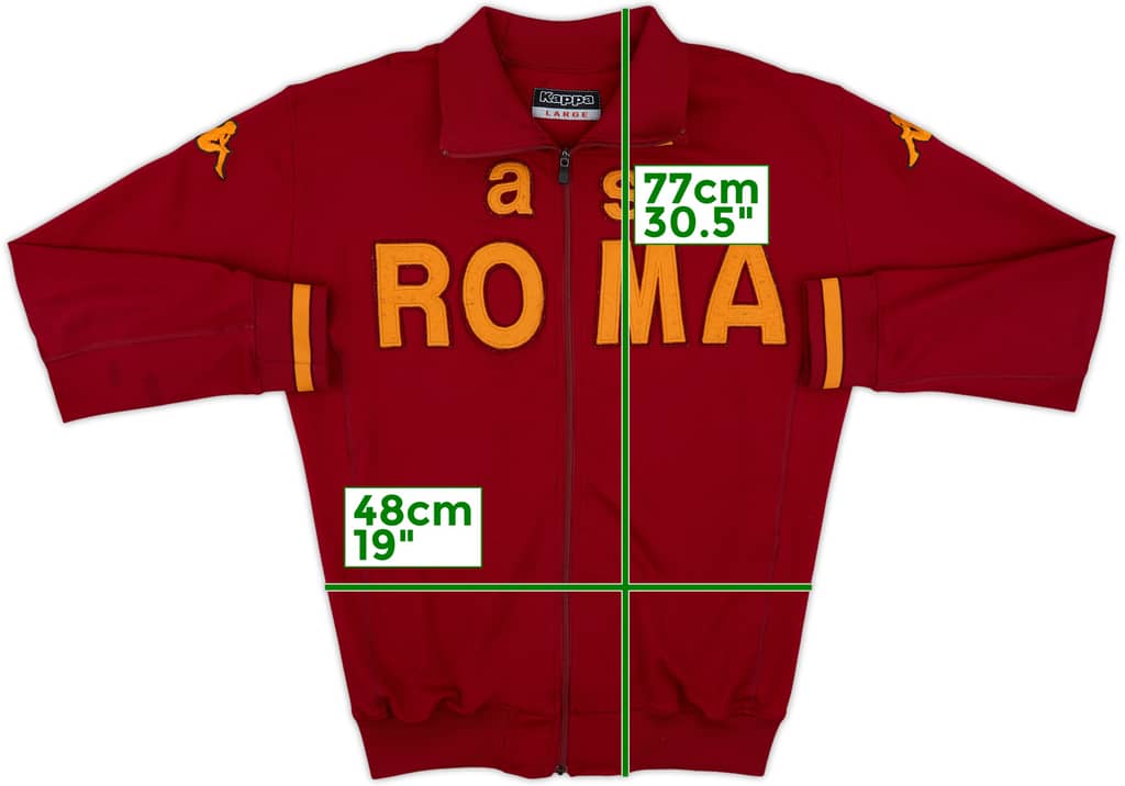 2009-10 Roma Kappa Track Jacket - 8/10 - (L)
