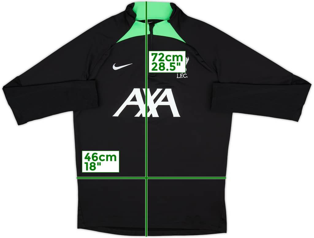 2023-24 Liverpool Nike 1/4 Zip Drill Top - 8/10 - (M)