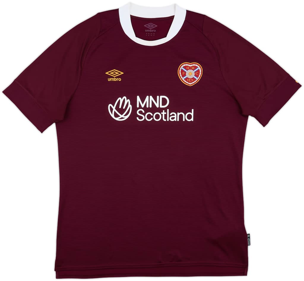 2022-23 Hearts Home Shirt - 6/10 - (XL)