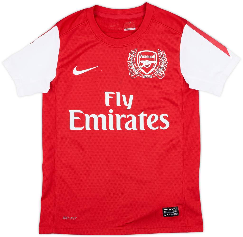 2011-12 Arsenal Home Shirt - 7/10 - (S.Boys)