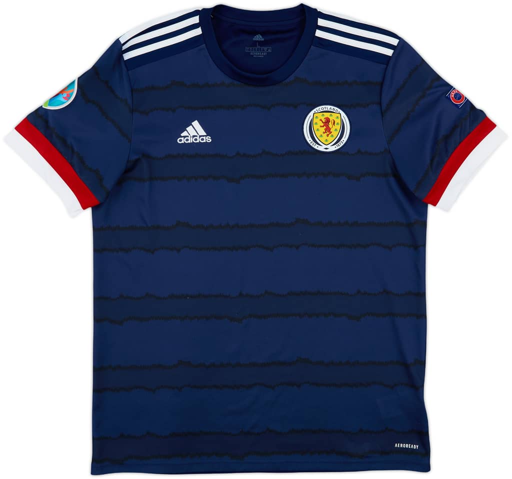 2020-22 Scotland Home Shirt - 8/10 - (L)