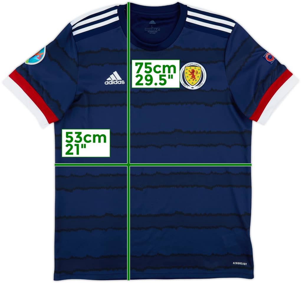 2020-22 Scotland Home Shirt - 8/10 - (L)