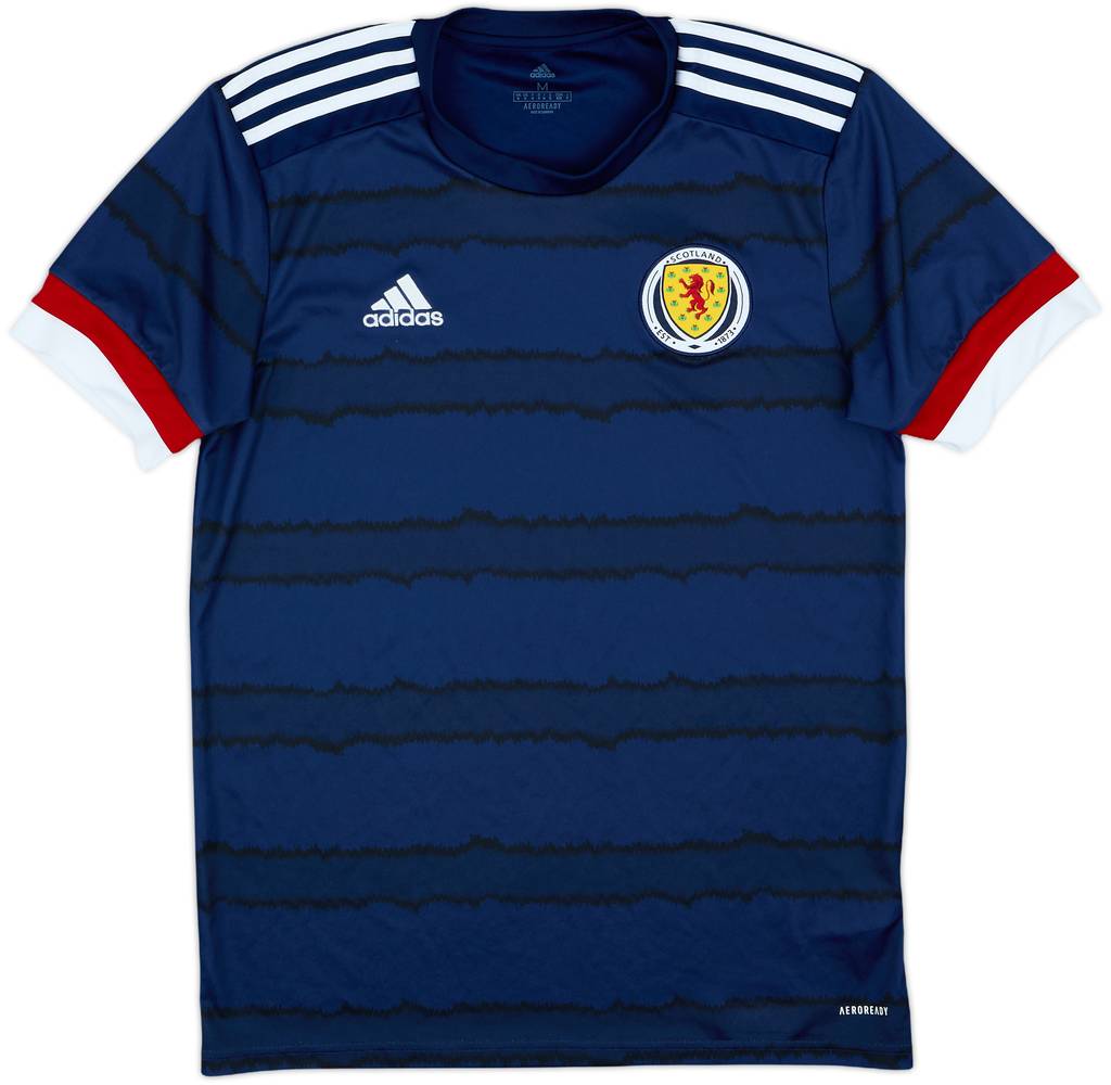 2020-22 Scotland Home Shirt - 8/10 - (M)