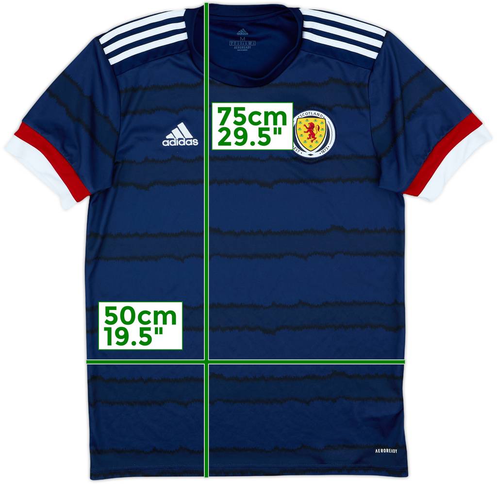 2020-22 Scotland Home Shirt - 8/10 - (M)
