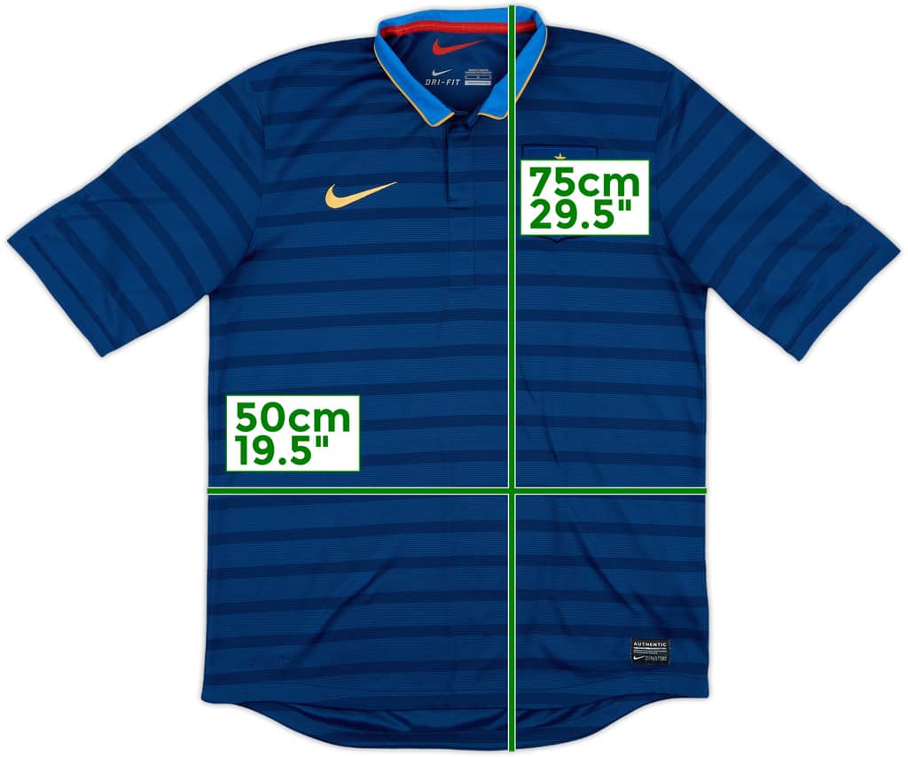 2012-13 France Home Shirt - 9/10 - (M)