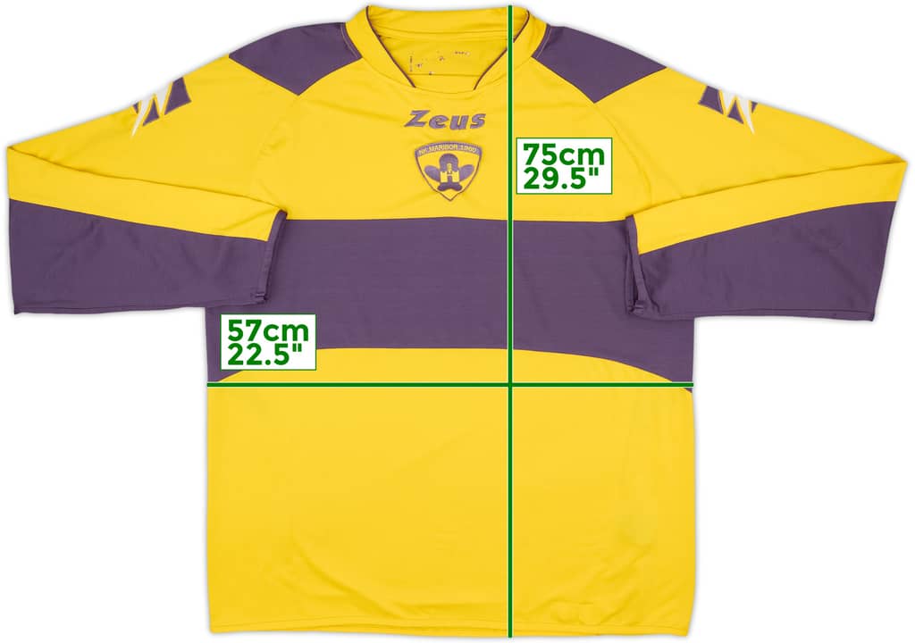 2009-10 Maribor Away L/S Shirt - 7/10 - (XXL)