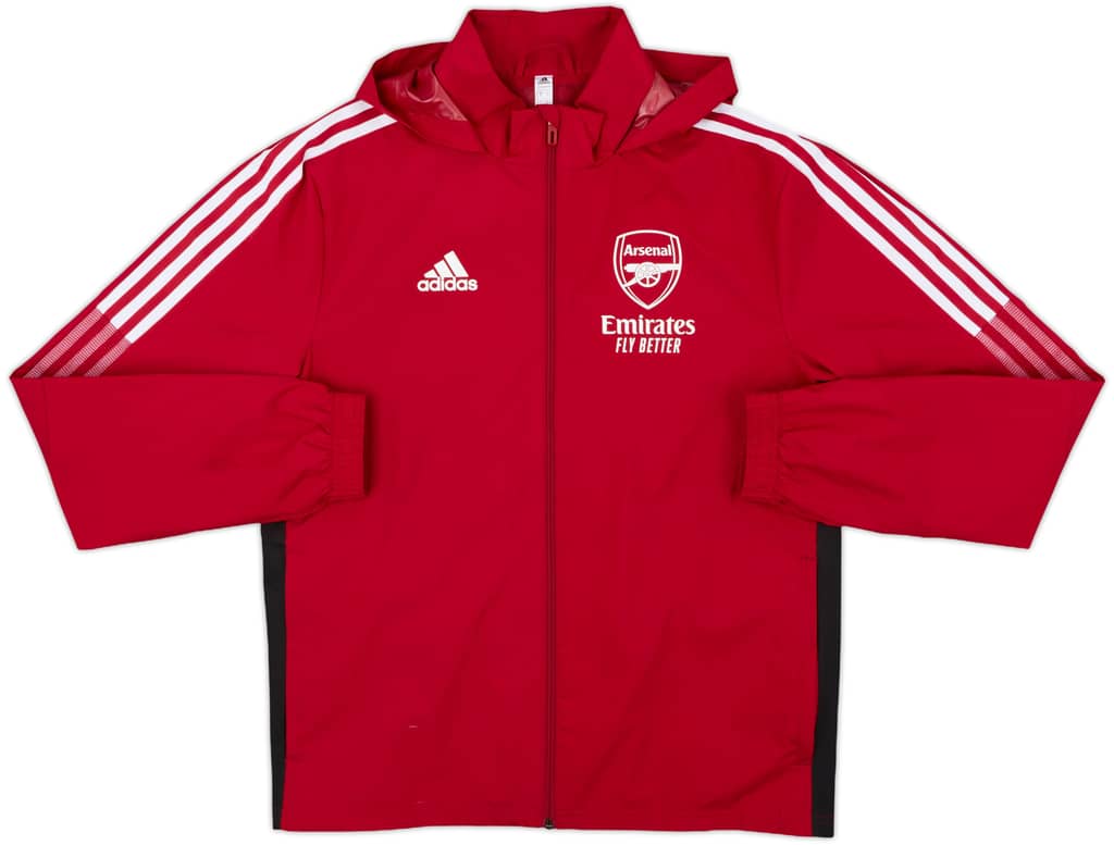 2021-22 Arsenal adidas Hooded Track Jacket - 8/10 - (S)