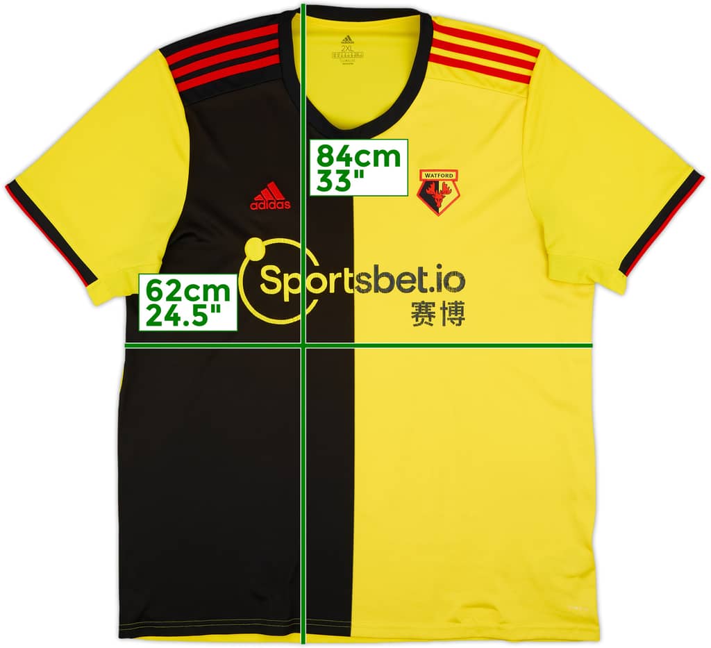 2019-20 Watford Home Shirt - 6/10 - (XXL)