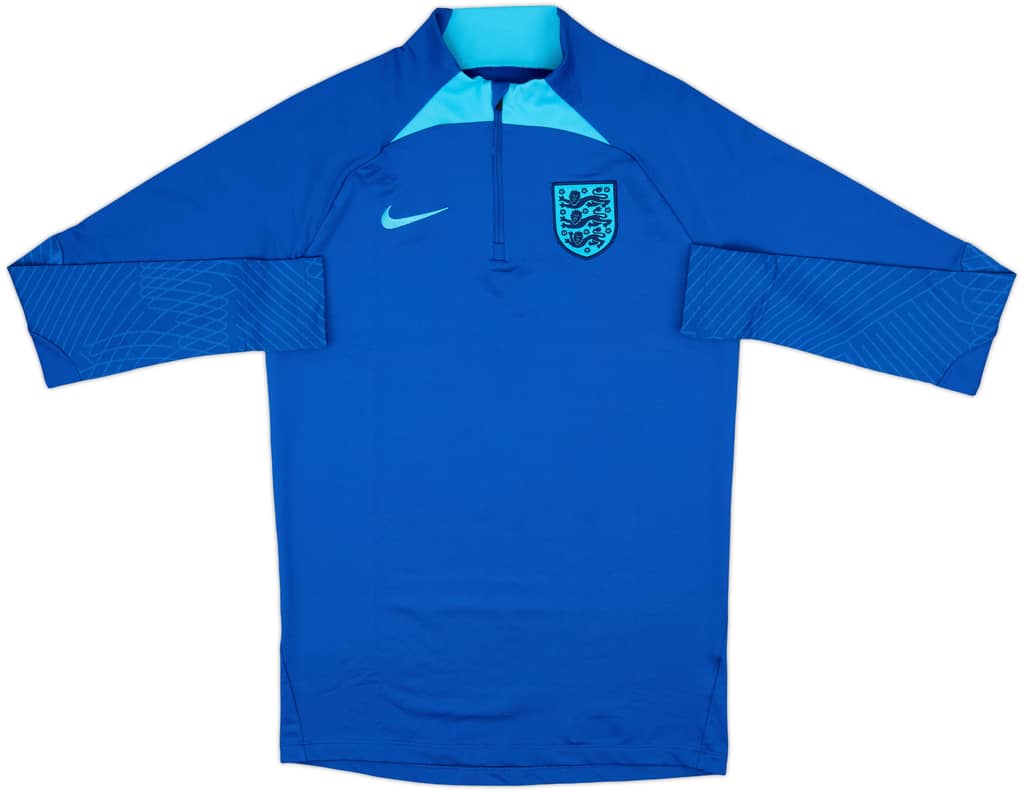 2022-23 England Nike 1/4 Zip Drill Top - 9/10 - (S)