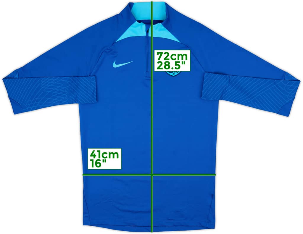 2022-23 England Nike 1/4 Zip Drill Top - 9/10 - (S)