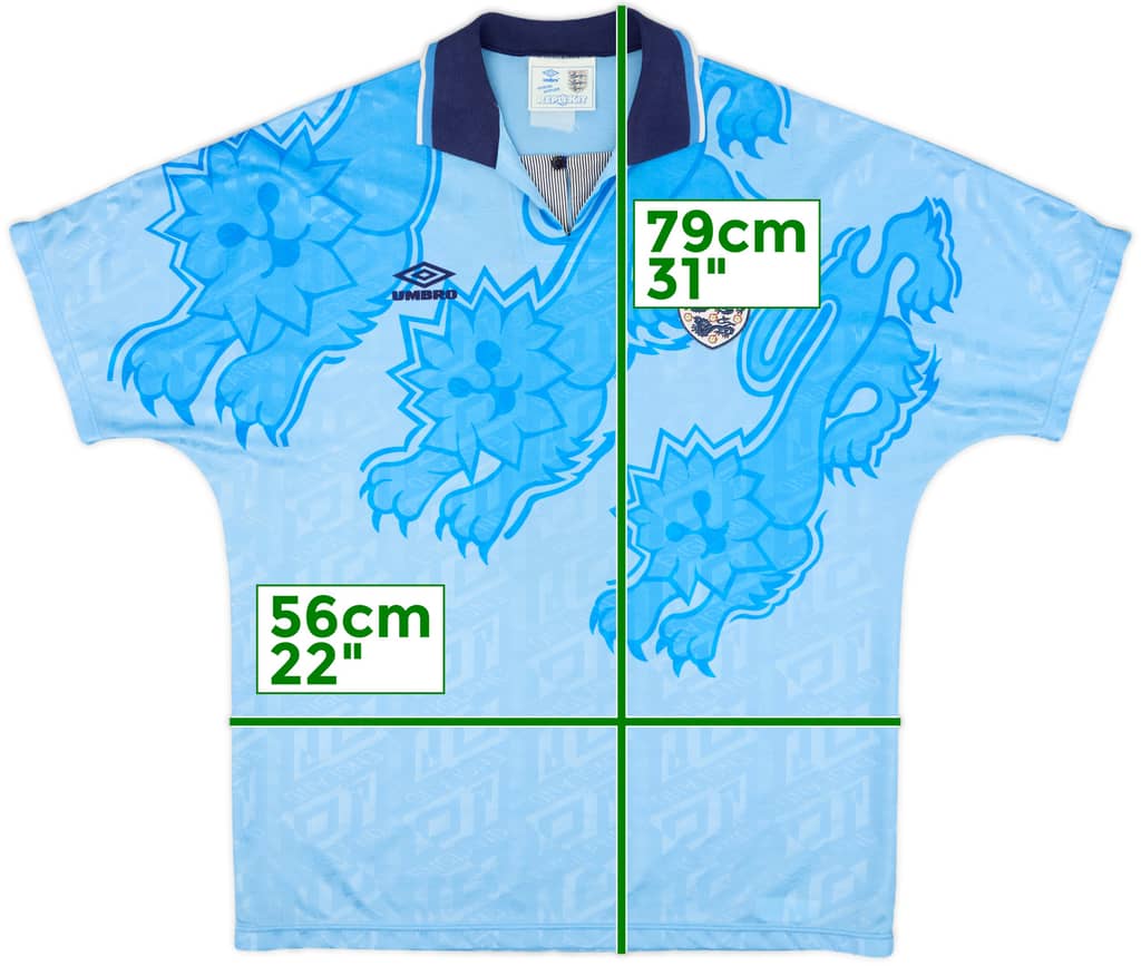 1992-93 England Third Shirt - 9/10 - (L)