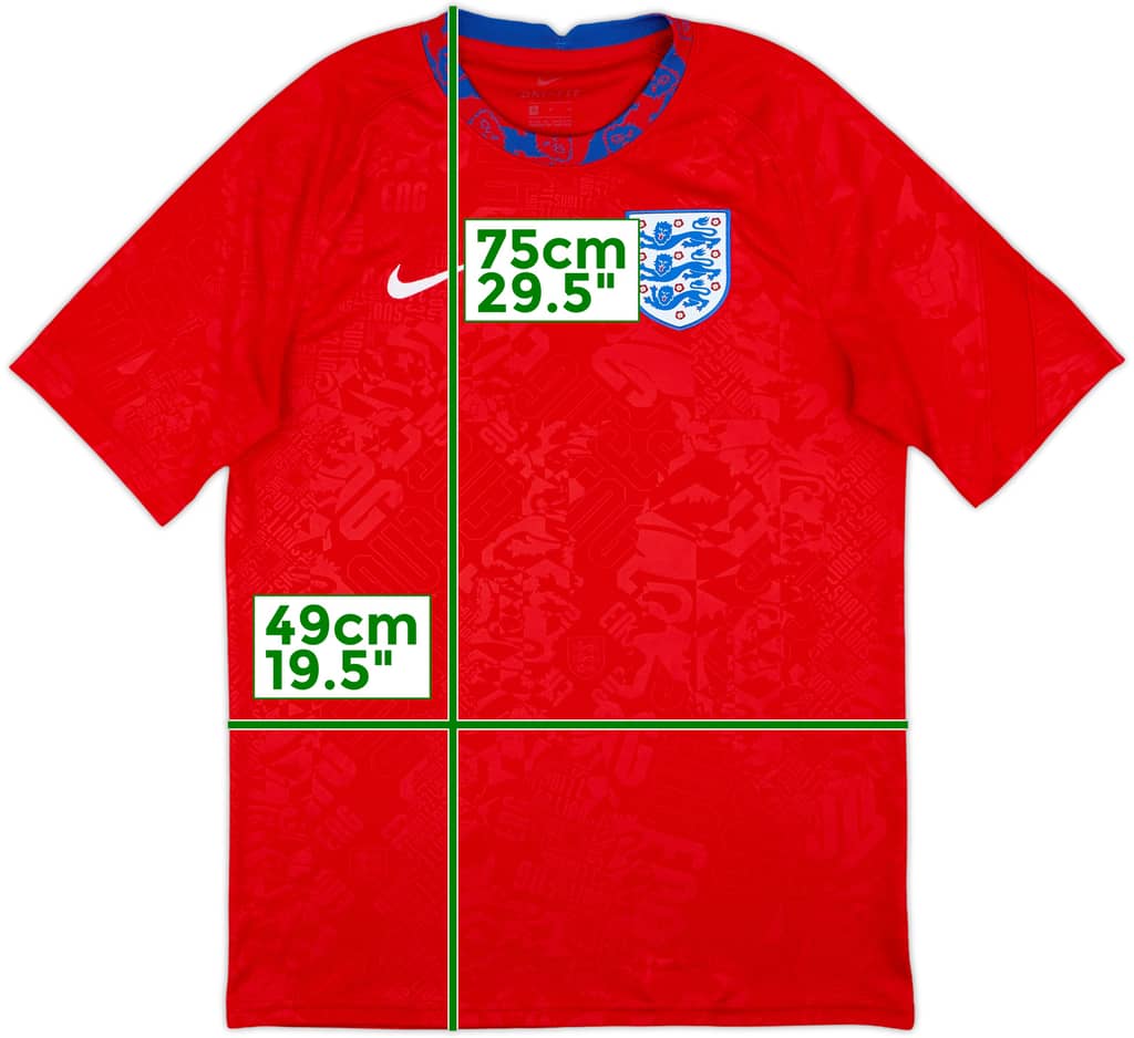2020-21 England Nike Training Shirt - 10/10 - (M)