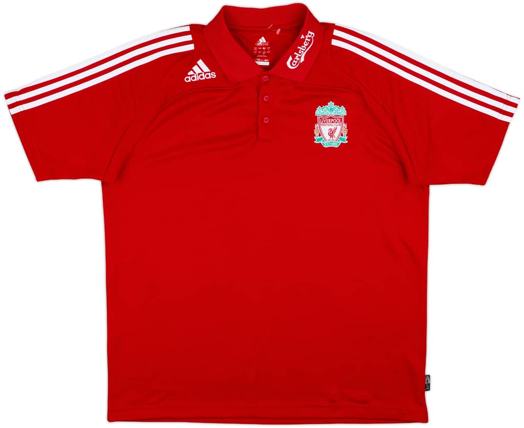 2008-09 Liverpool adidas Polo Shirt - 10/10 - (XL)