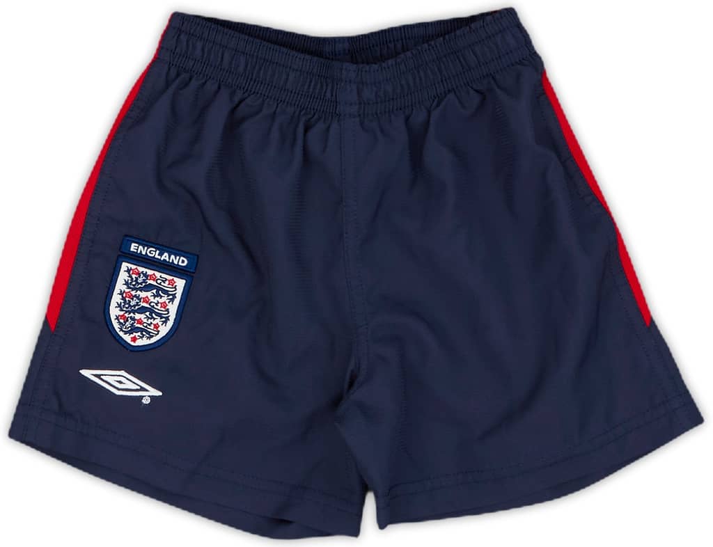 2002-04 England Home Shorts - 10/10 - (2-3 Years)