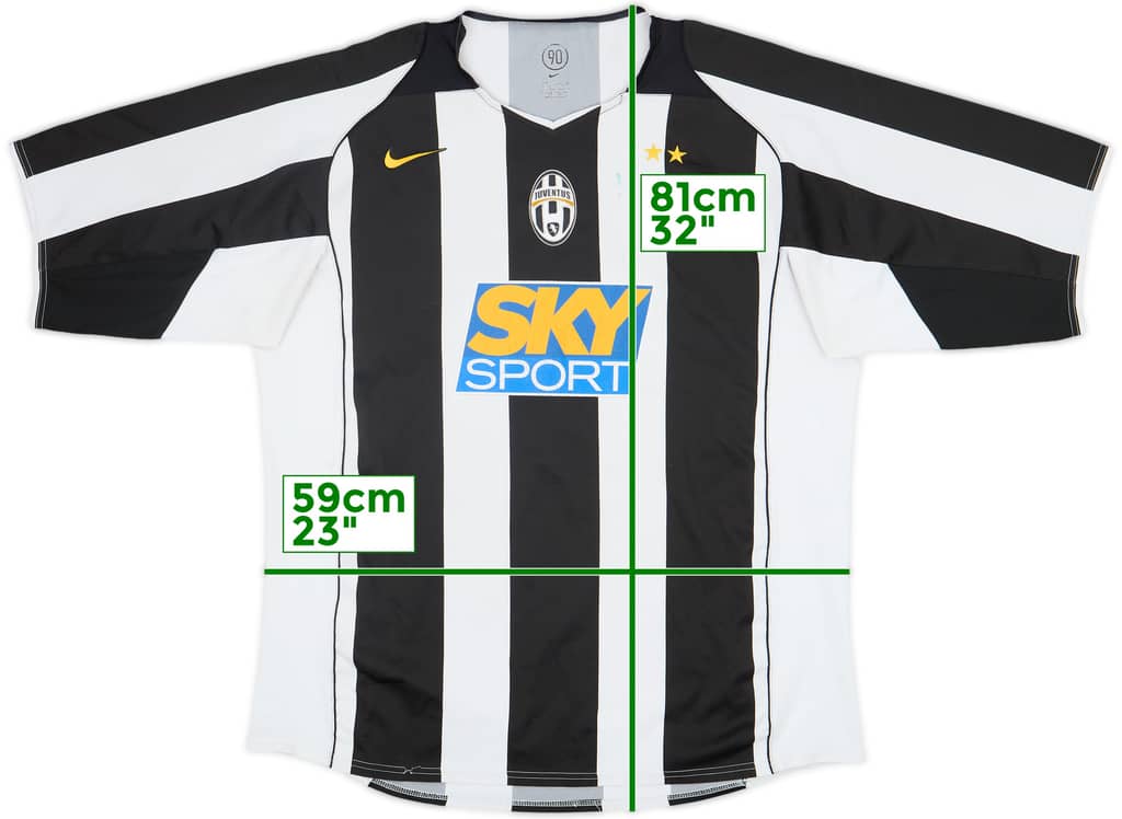 2004-05 Juventus Home Shirt - 4/10 - (XL)