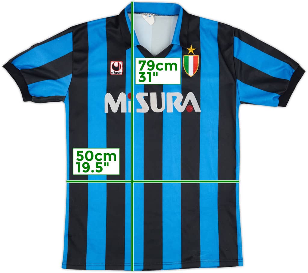 1989-90 Inter Milan Home Shirt - 8/10 - (L)