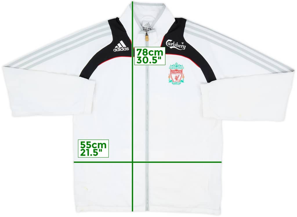 2008-09 Liverpool adidas Track Jacket - 7/10 - (M/L)