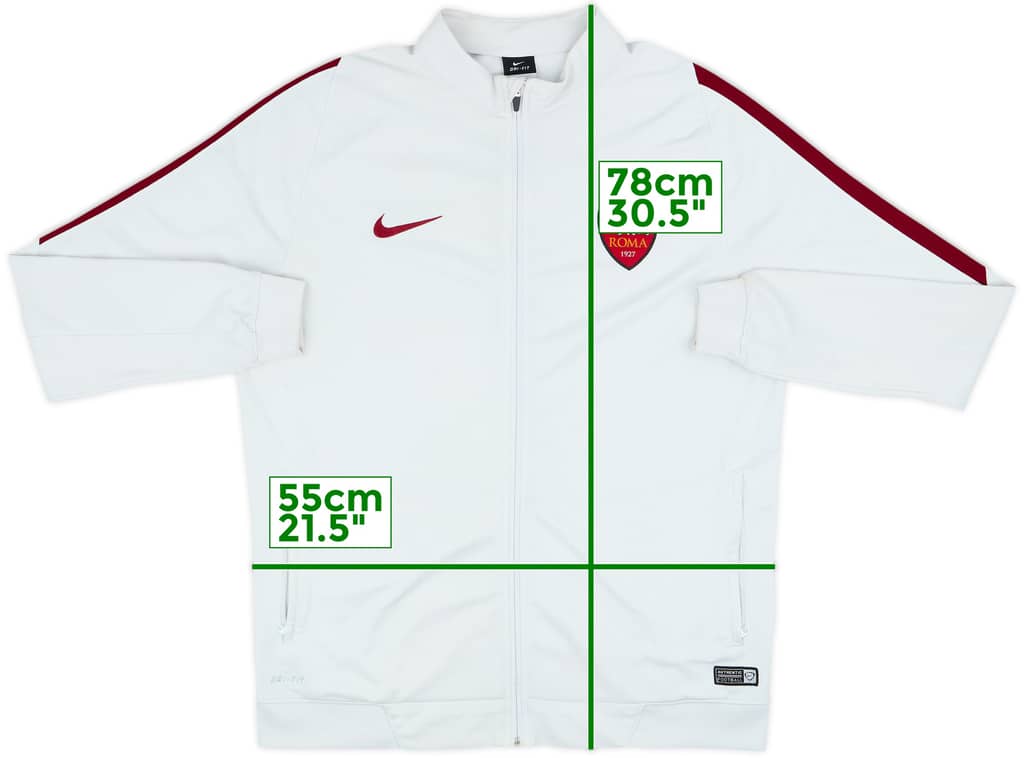 2015-16 Roma Nike Track Jacket - 7/10 - (XL)