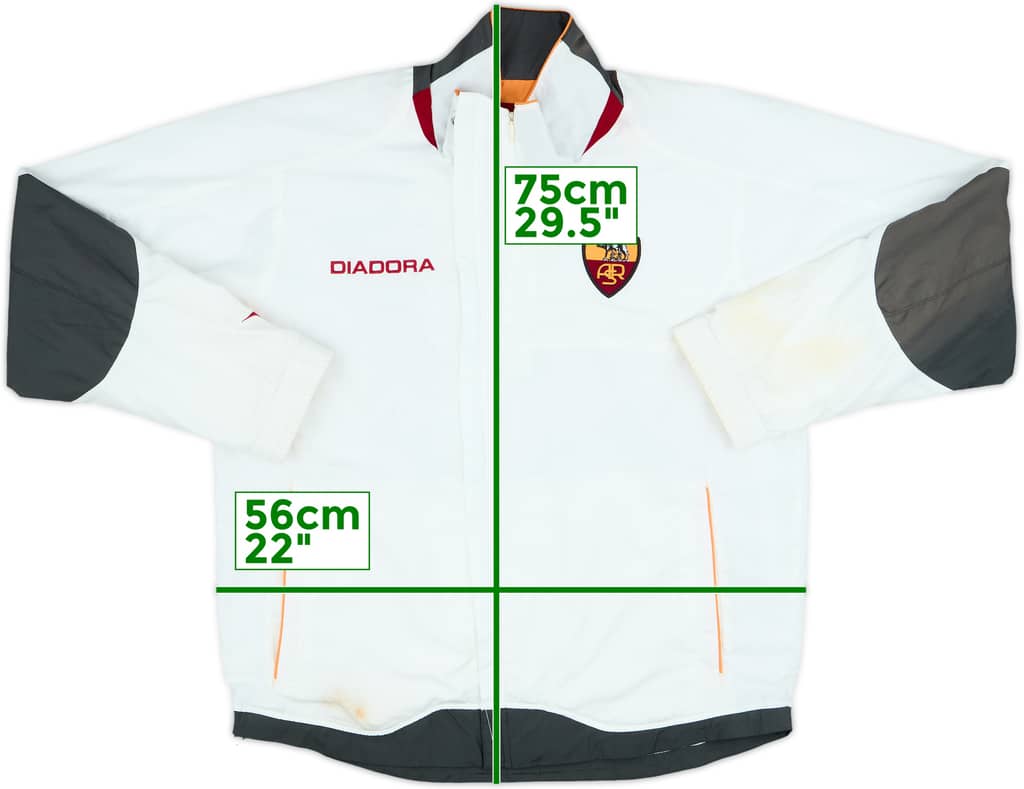 2005-06 Roma Diadora Track Jacket - 7/10 - (M)