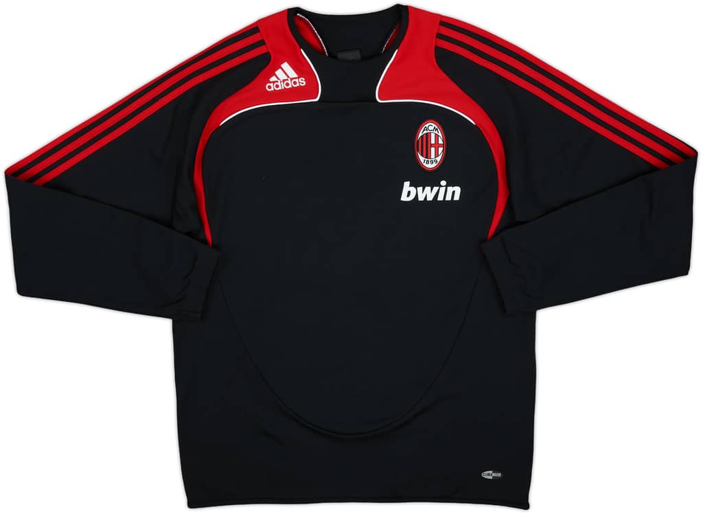 2008-09 AC Milan adidas Sweat Top - 9/10 - (M)