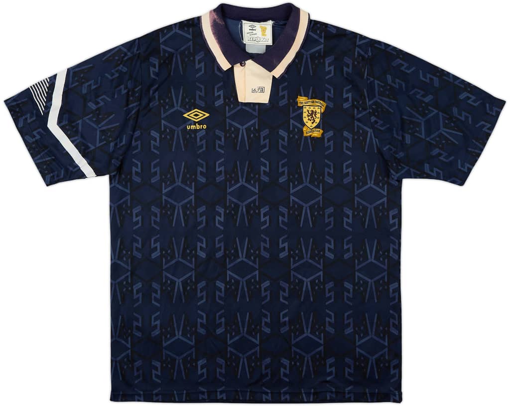 1991-94 Scotland Home Shirt - 4/10 - (XL)