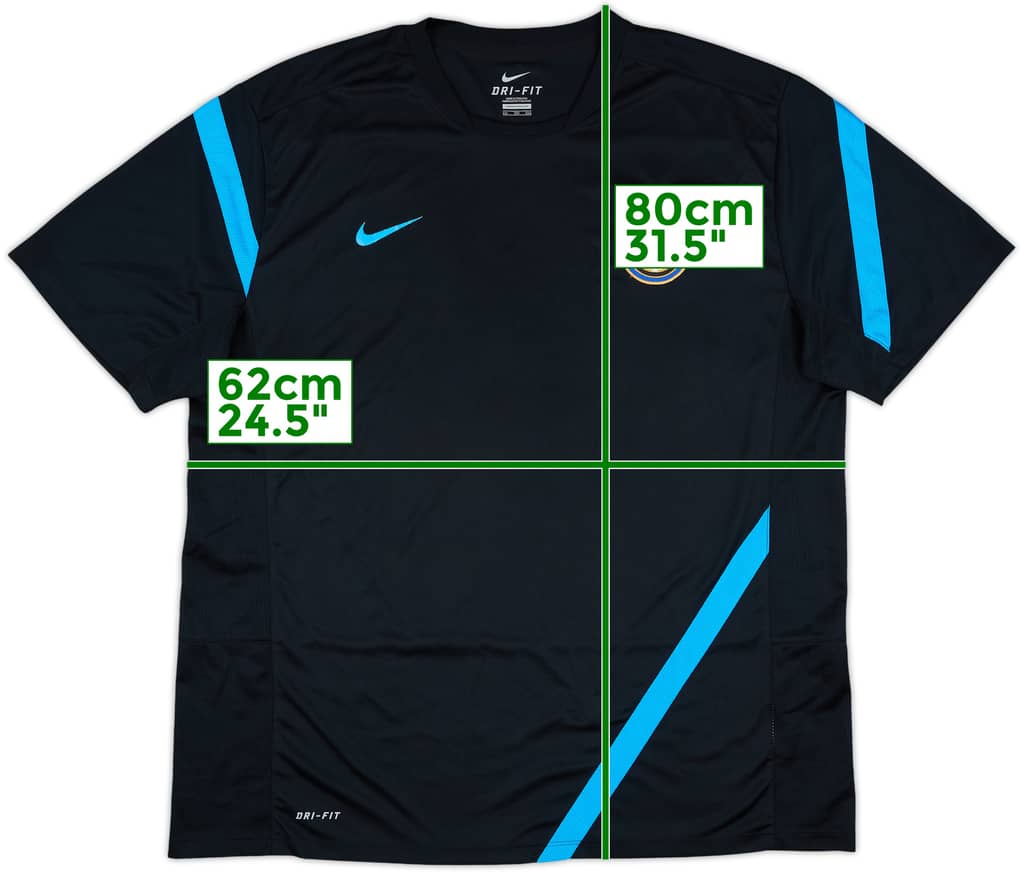 2011-12 Inter Milan Nike Training Shirt - 8/10 - (XXL)