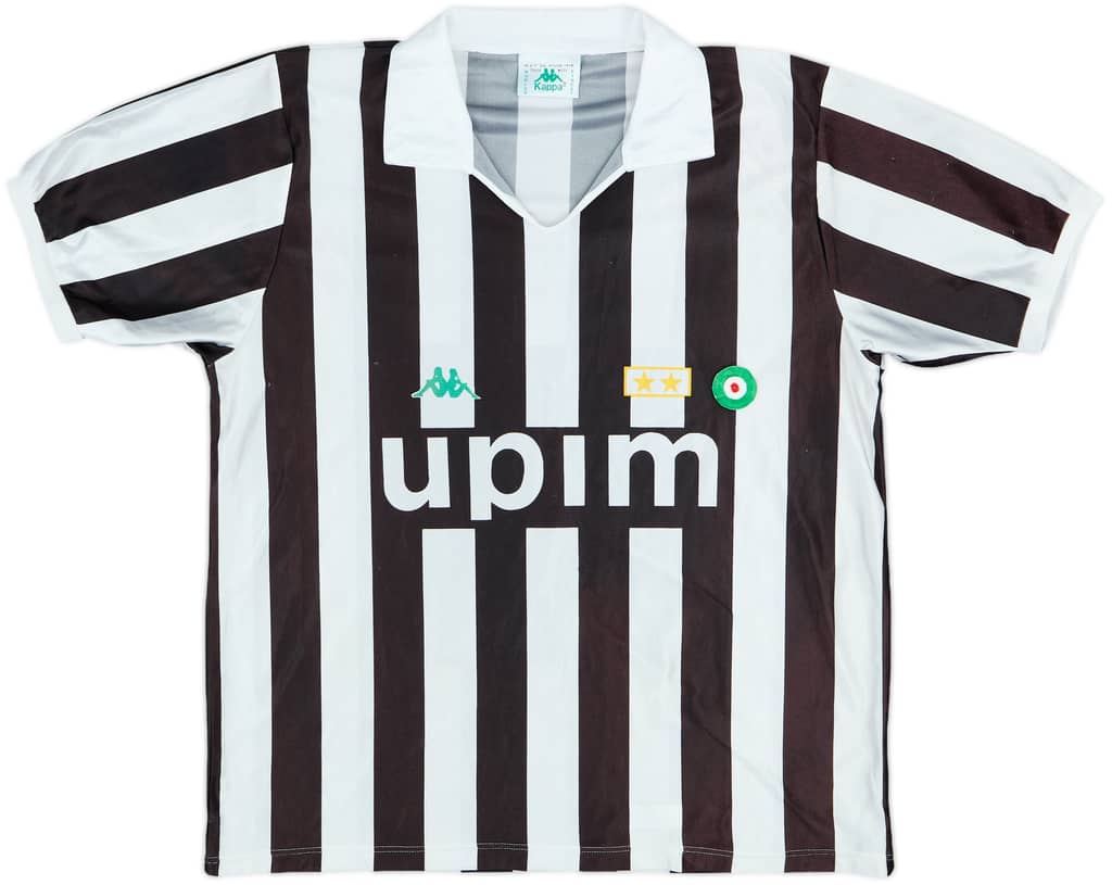 1989-90 Juventus Basic Home Shirt - 6/10 - (L)