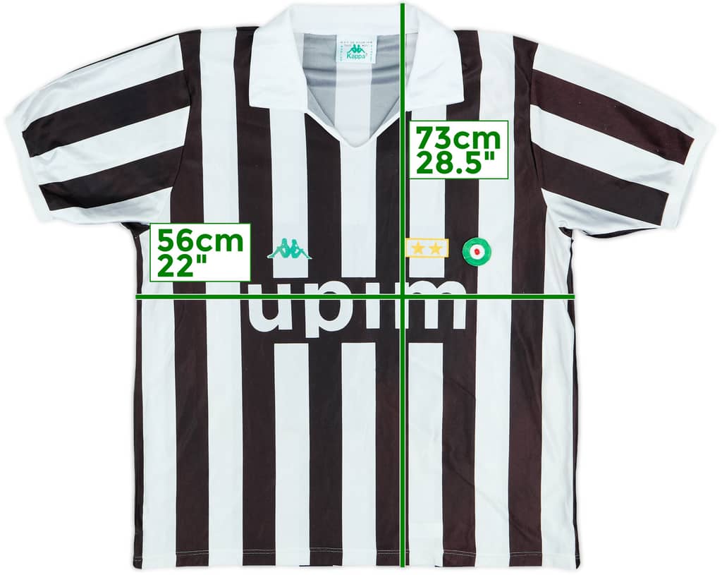 1989-90 Juventus Basic Home Shirt - 6/10 - (L)