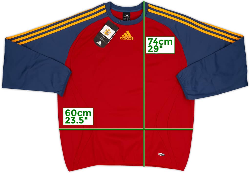 2004-06 Spain adidas Sweat Top (L/XL)
