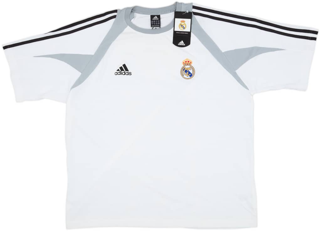 2004-05 Real Madrid adidas Cotton Tee (XL/XXL)