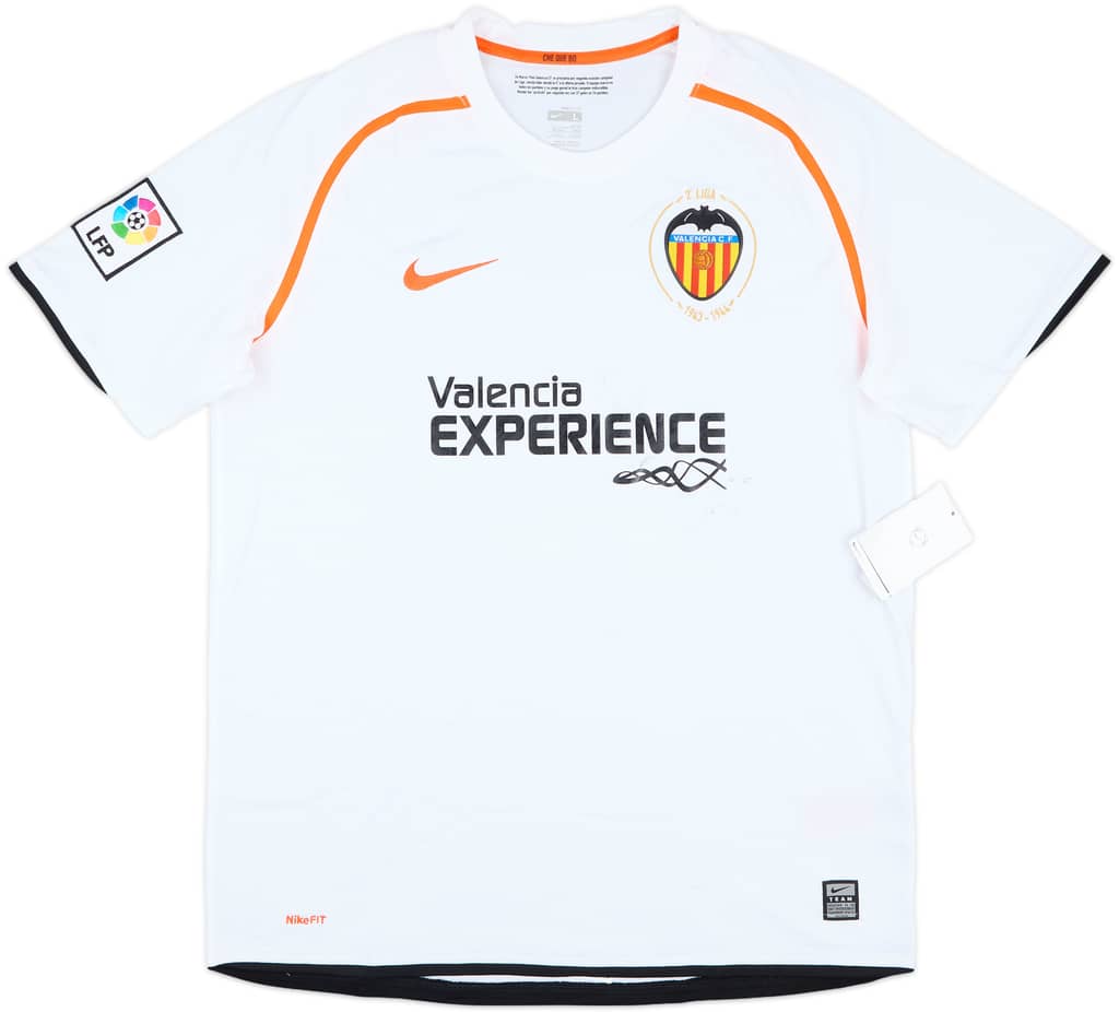 2008-09 Valencia Home Shirt (L)