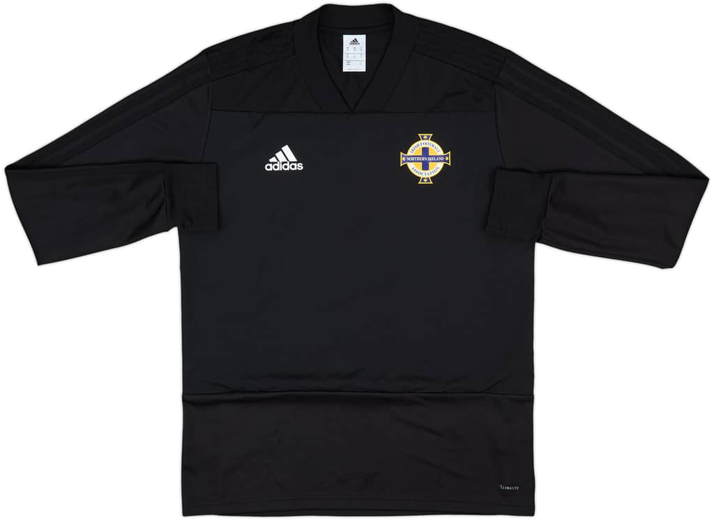 2018-19 Northern Ireland adidas Sweat Top - 8/10 - (M)