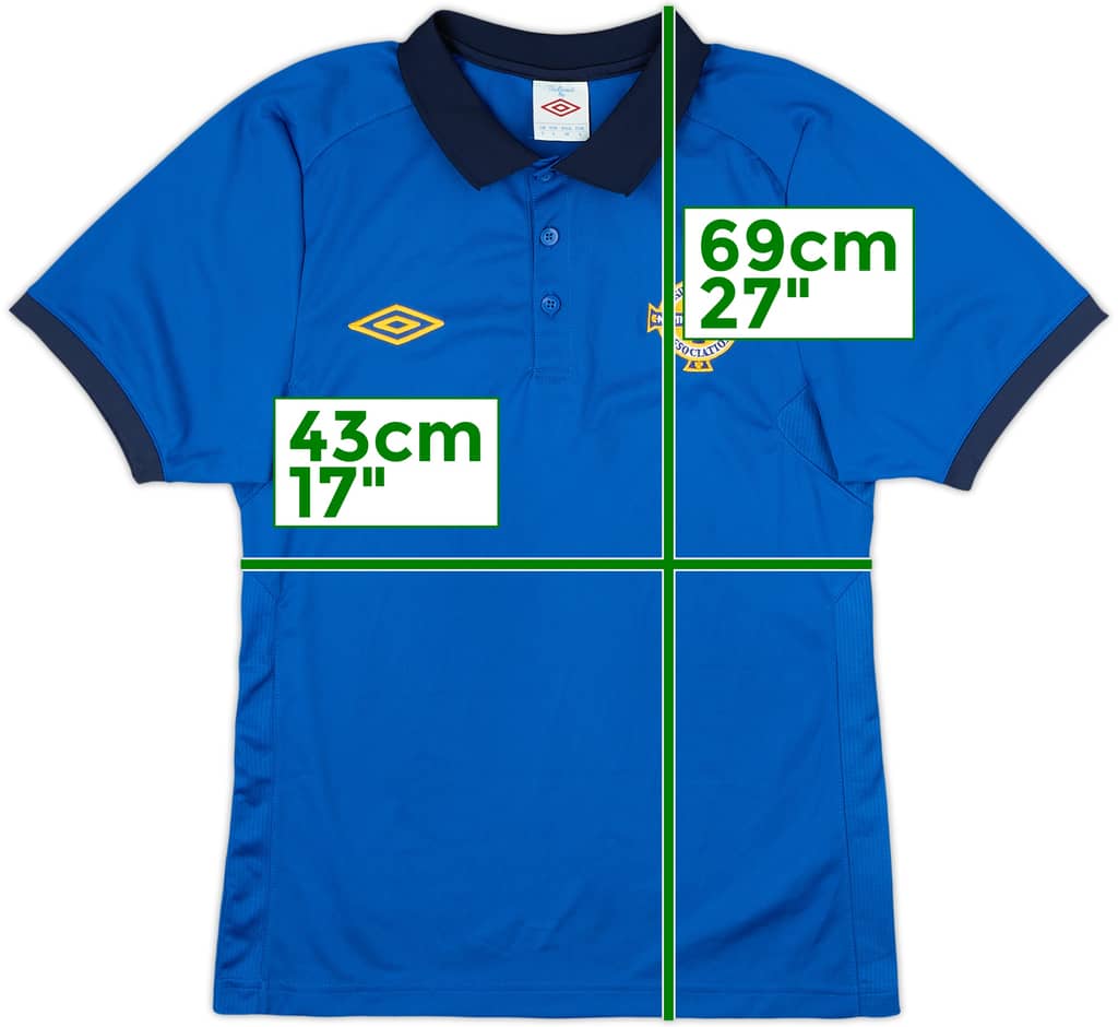 2010-11 Northern Ireland Umbro Polo Shirt - 10/10 - (S)
