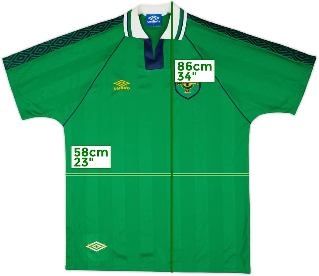 1994 Northern Ireland Prototype Home Shirt - 9/10 - (XL)