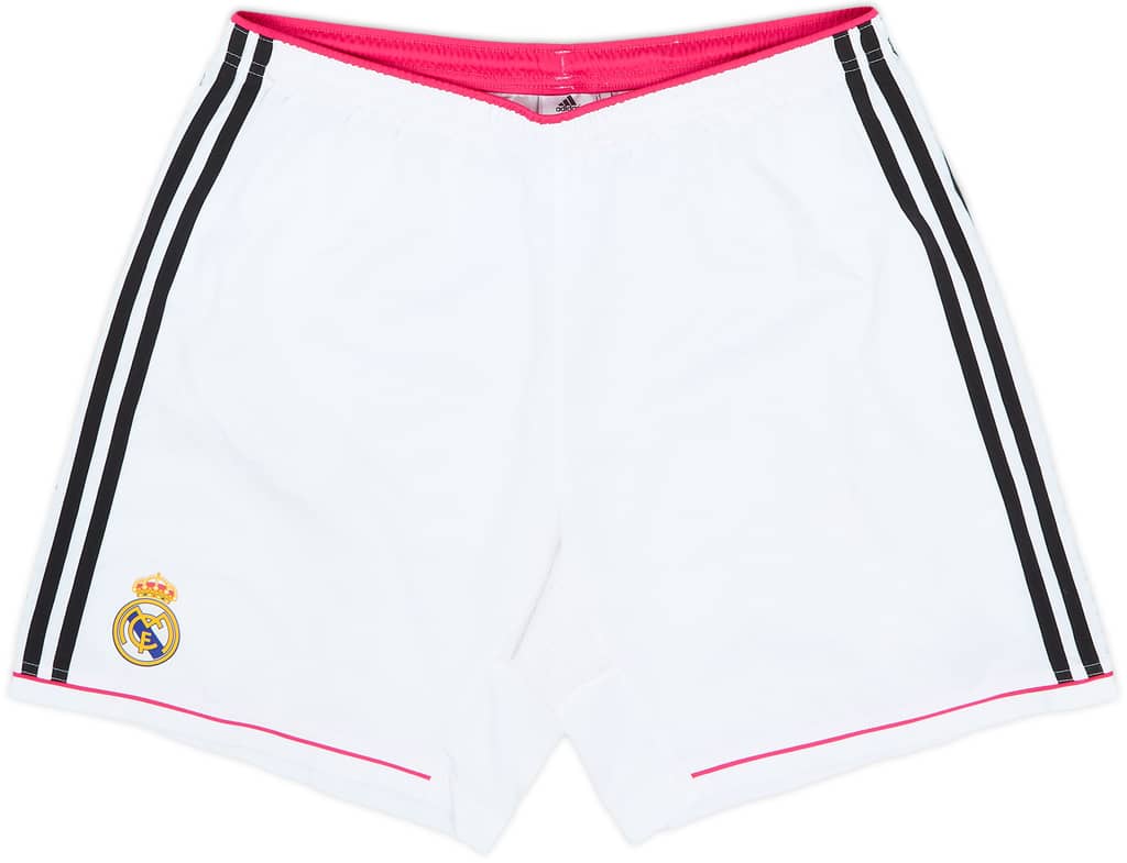 2014-15 Real Madrid Home Shorts - 4/10 - (L)