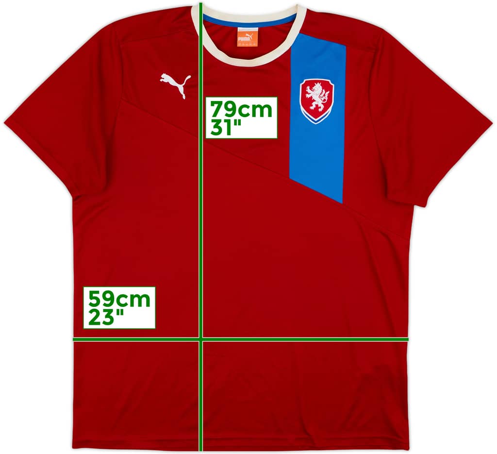 2012-13 Czech Republic Basic Home Shirt - 5/10 - (XXL)