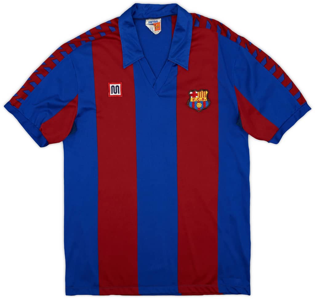 1984-89 Barcelona Home Shirt - 8/10 - (L)