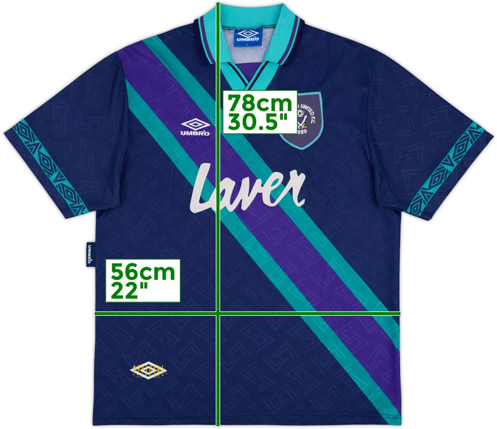 1993-95 Sheffield United Away Shirt - 8/10 - (L)
