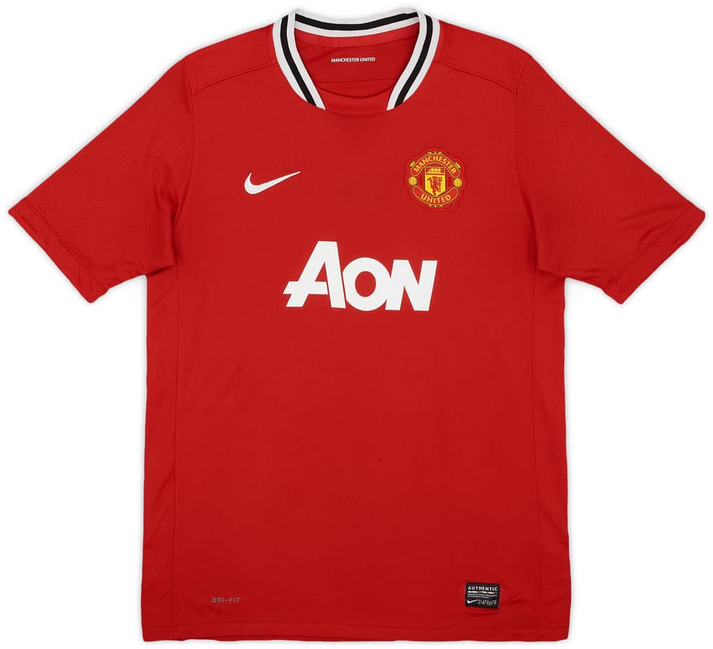 2011-12 Manchester United Home Shirt - 8/10 - (XL.Boys)