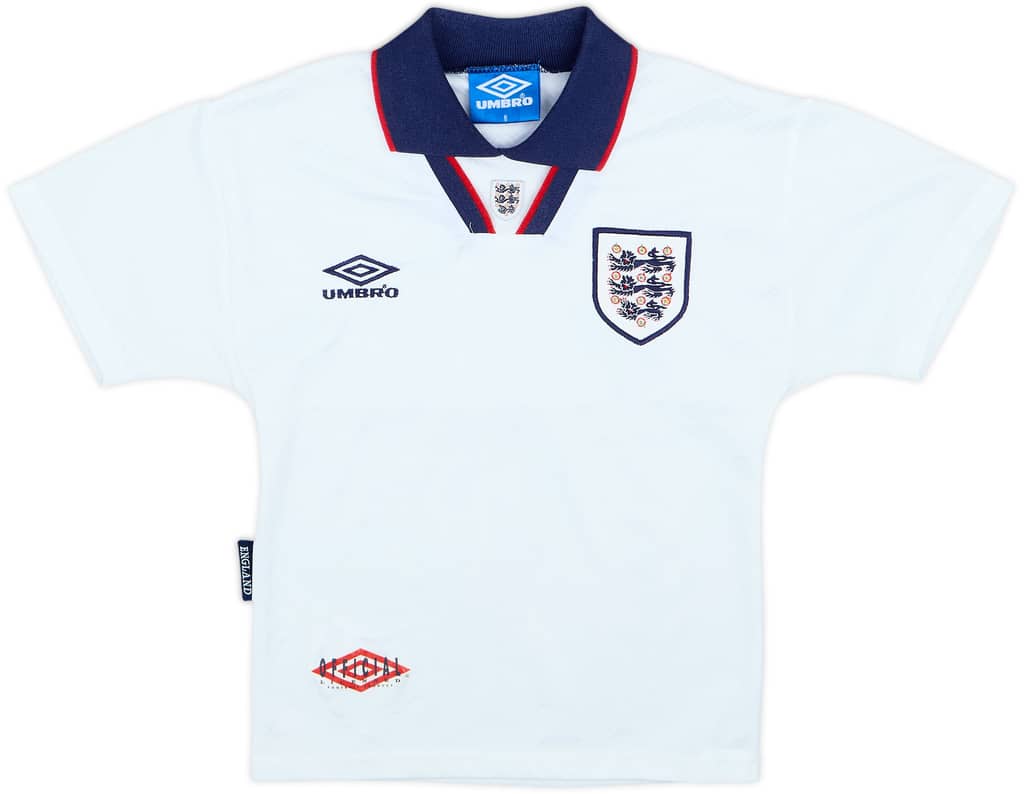1993-95 England Home Shirt - 8/10 - (S.Boys)