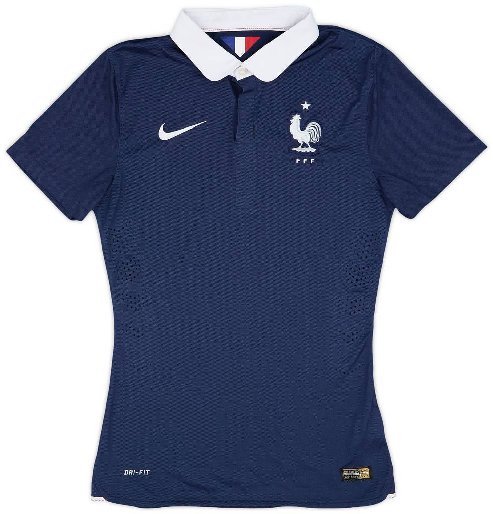 2014-15 France Authentic Home Shirt - 8/10 - (S)