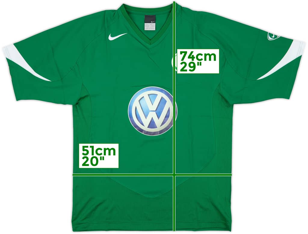 2005-06 Wolfsburg Home Shirt - 9/10 - (M)