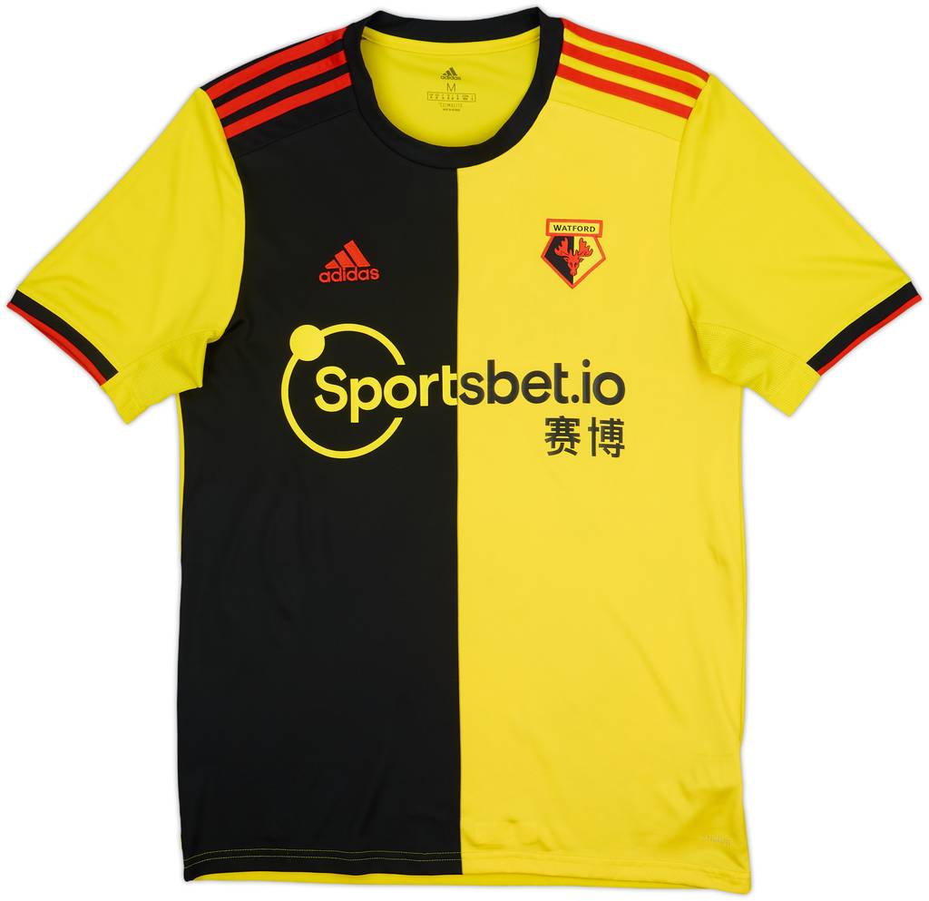 2019-20 Watford Home Shirt - 10/10 - (M)
