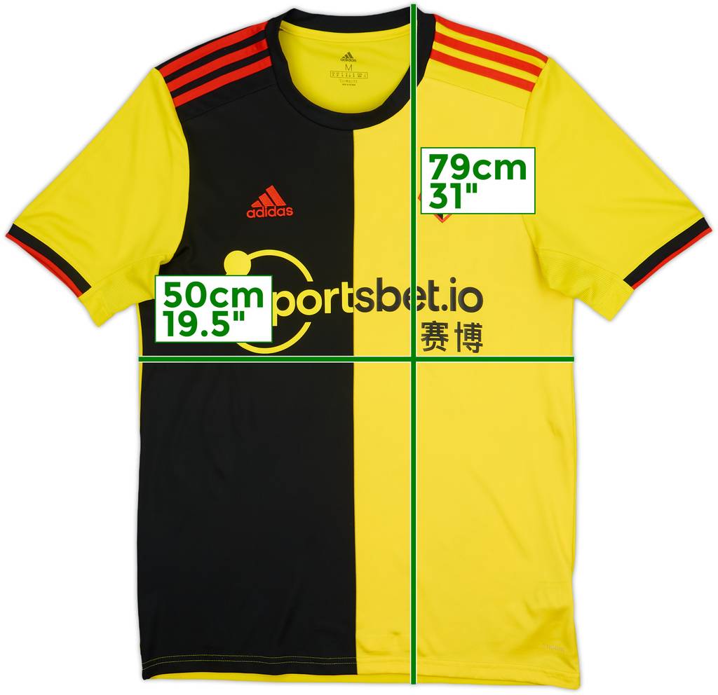 2019-20 Watford Home Shirt - 10/10 - (M)