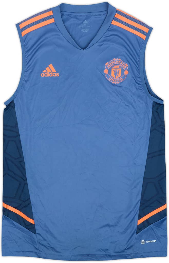 2022-23 Manchester United adidas Training Vest - 9/10 - (M)
