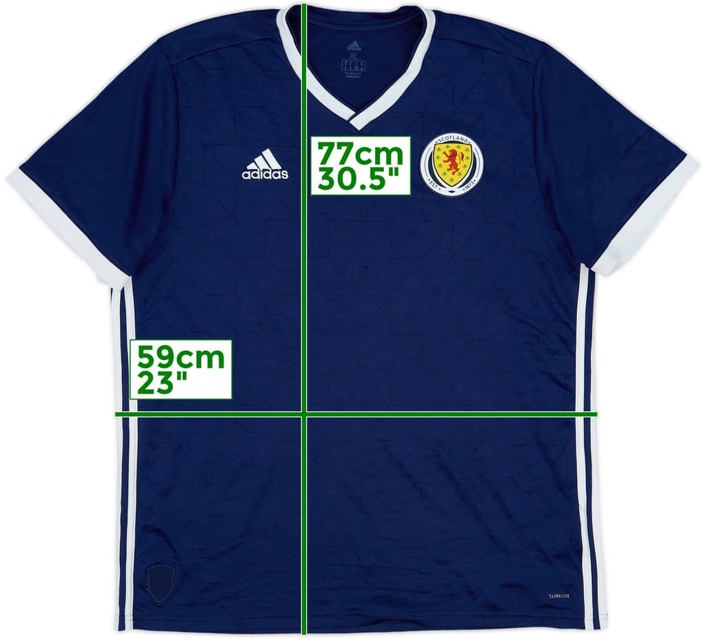 2018-19 Scotland Home Shirt - 7/10 - (XL)